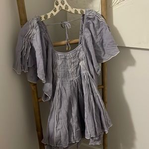 FREE PEOPLE SIZE X-SMALL light purple mini dress